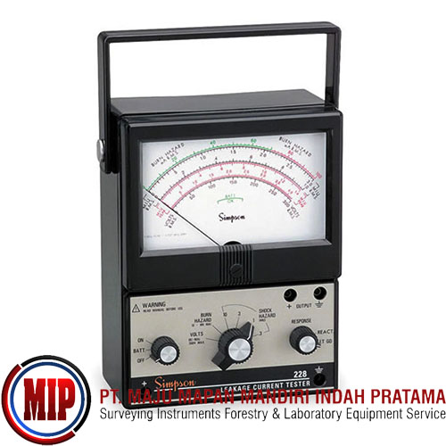 SIMPSON 228 Analog AC/DC Leakage Current Tester