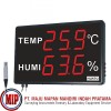 HUATO HE240A Wall Mounted 4" LED Thermo-Hygrometer (601x383cm)