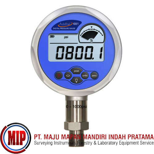 ADDITEL ADT681-02 Series Data Logging Digital Pressure Gauge